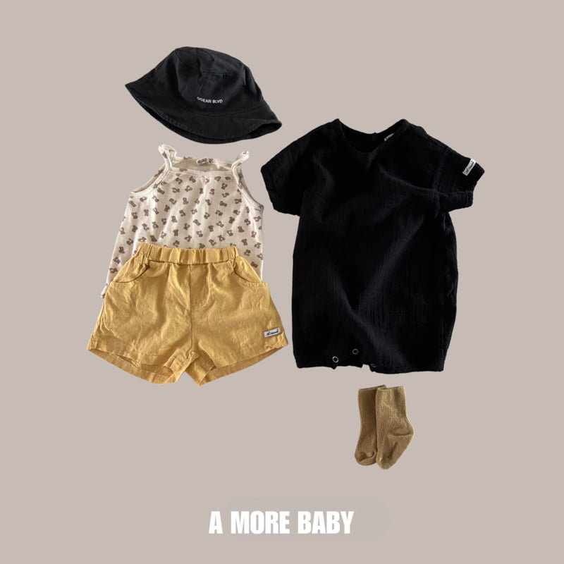 A More - Korean Baby Fashion - #onlinebabyboutique - Art Sleeveless - 4