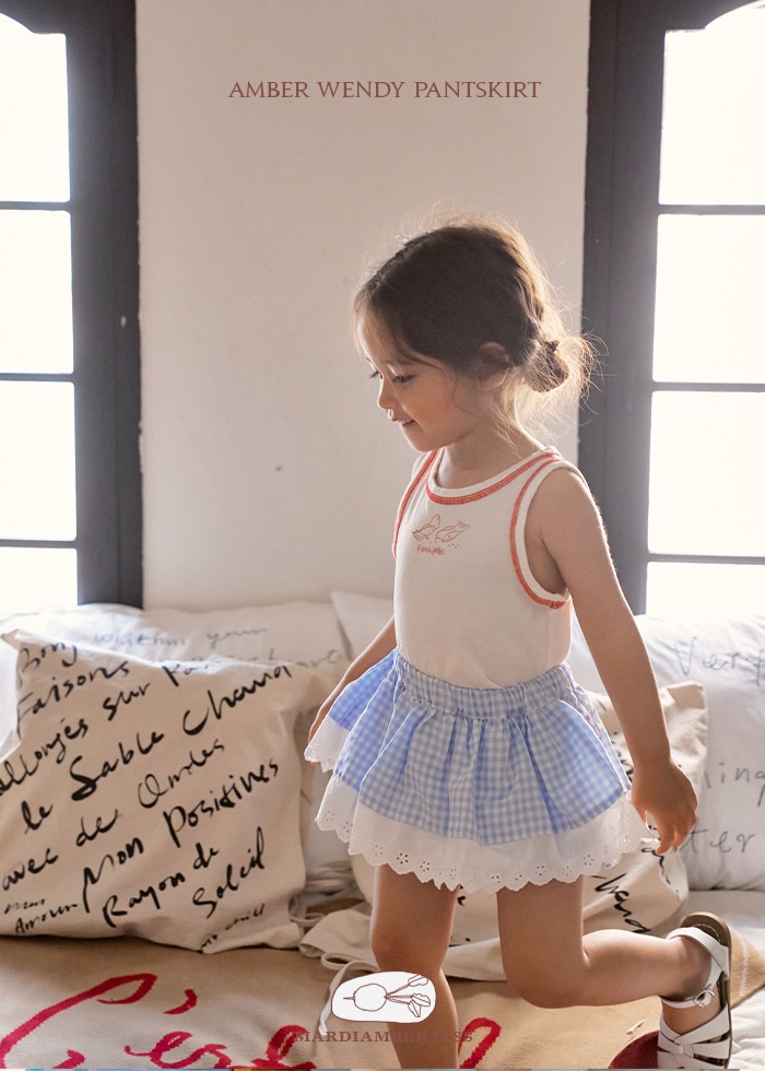 Amber - Korean Children Fashion - #childrensboutique - Wendy Skirted Pants - 2