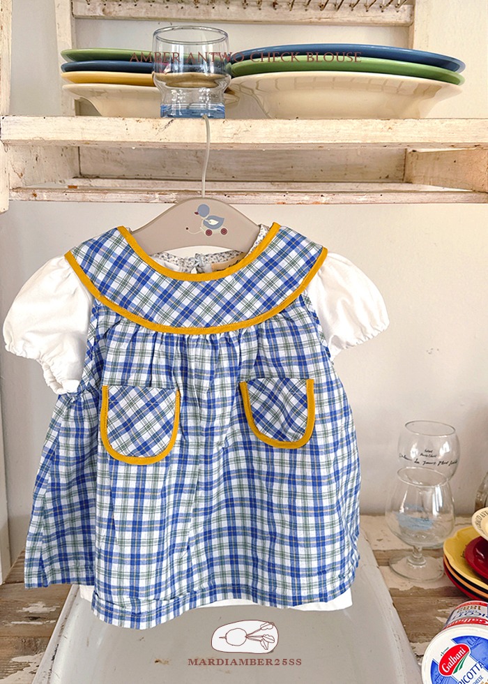 Amber - Korean Children Fashion - #discoveringself - N2 Check Blouse - 2
