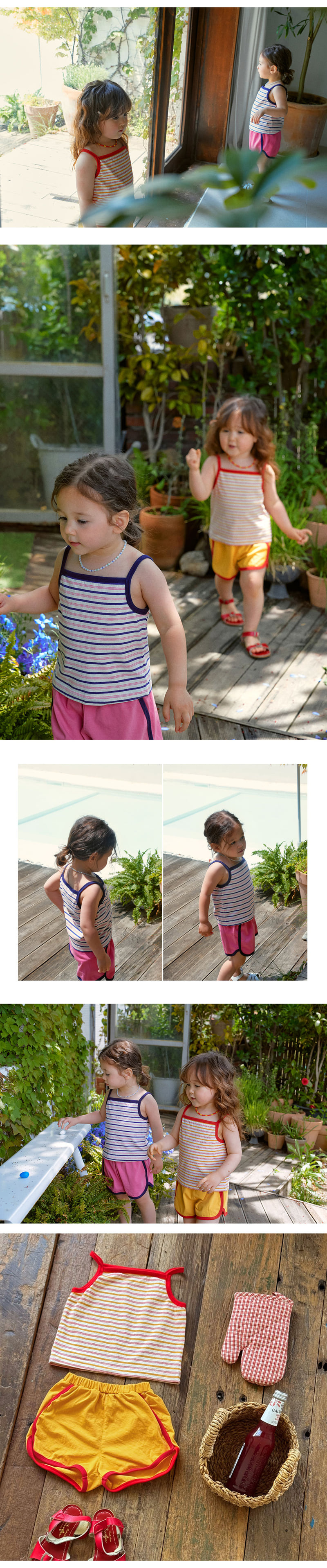 Amber - Korean Children Fashion - #designkidswear - Marine Sleeveless - 4