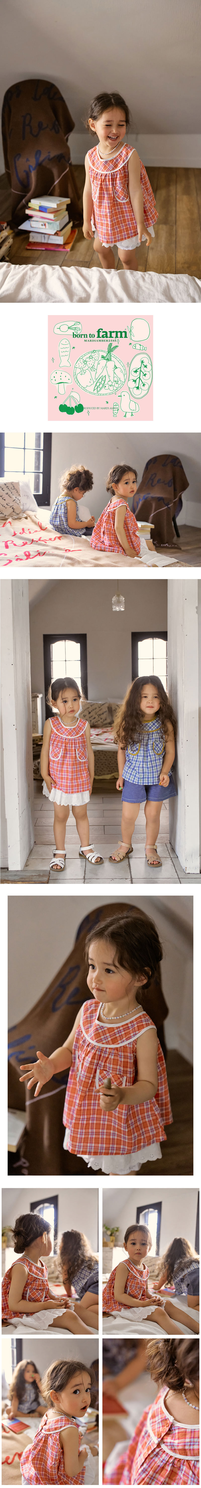 Amber - Korean Children Fashion - #fashionkids - N2 Check Blouse - 3