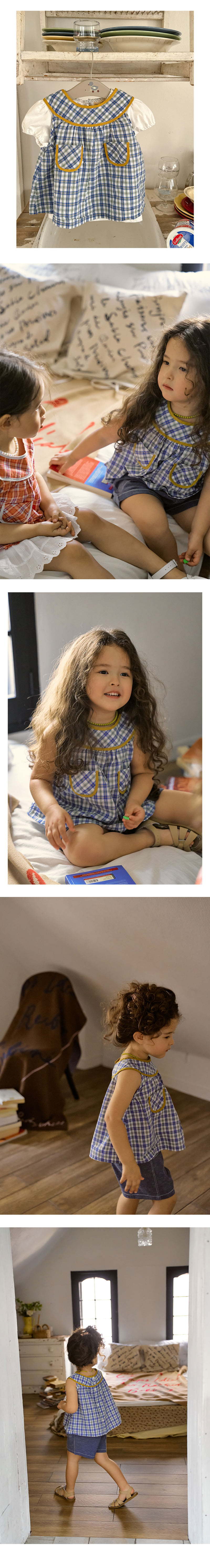 Amber - Korean Children Fashion - #fashionkids - N2 Check Blouse - 4