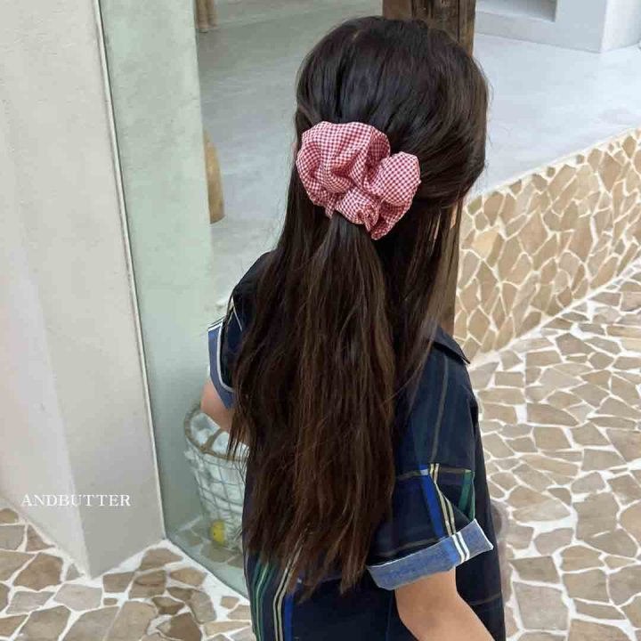 Andbutter - Korean Children Fashion - #childofig - Mini Check Chouchou - 3