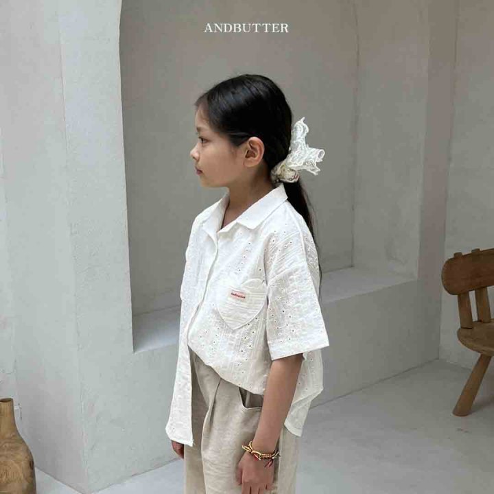 Andbutter - Korean Children Fashion - #childofig - Half Lace Chouchou - 2