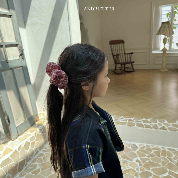 Andbutter - Korean Children Fashion - #childofig - Mini Check Chouchou - 4