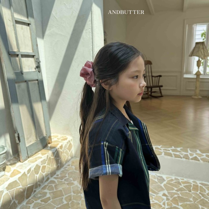 Andbutter - Korean Children Fashion - #designkidswear - Mini Check Chouchou - 5