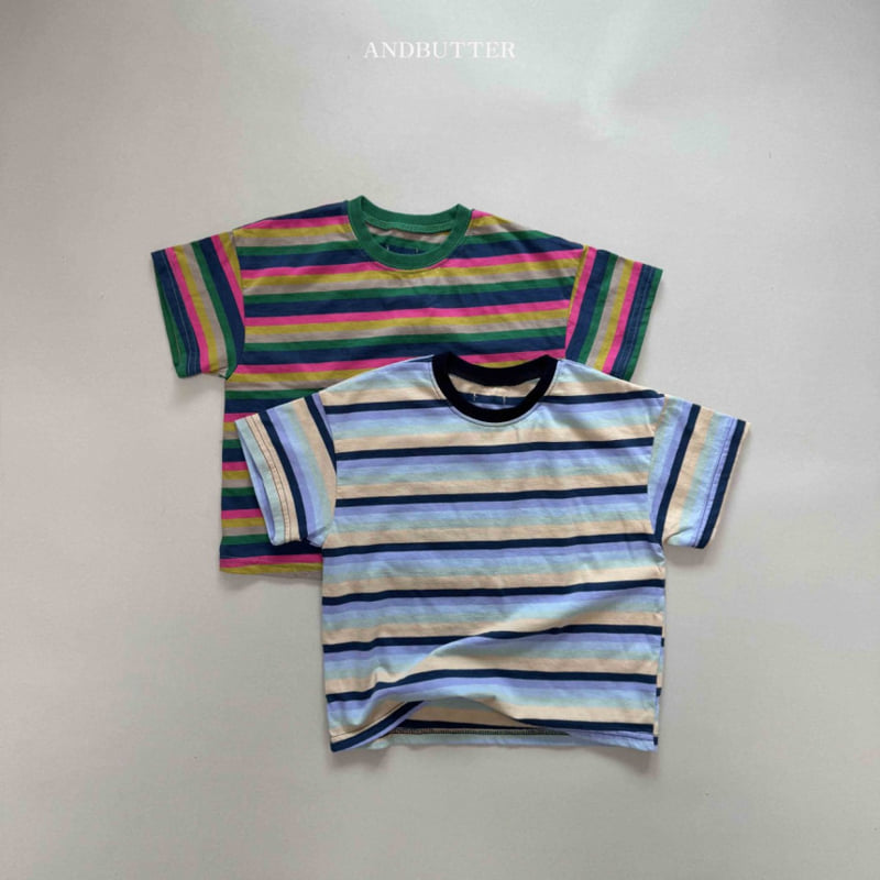 Andbutter - Korean Children Fashion - #discoveringself - Rainbow Tee