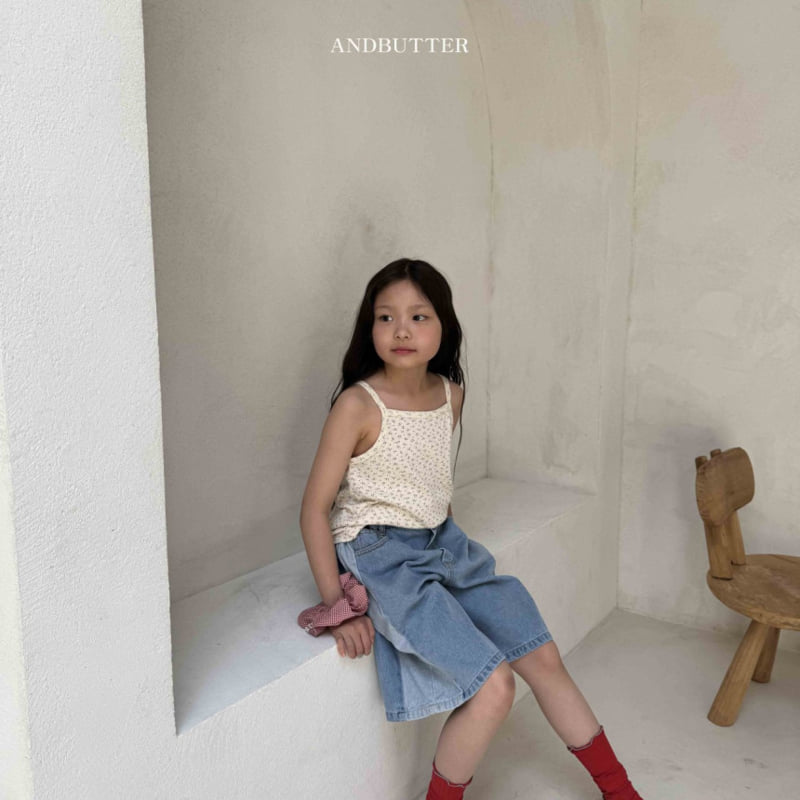 Andbutter - Korean Children Fashion - #kidsshorts - Garden Sleeveless - 12