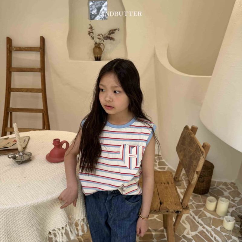Andbutter - Korean Children Fashion - #kidsshorts - Mood Stripe Sleeveless - 11