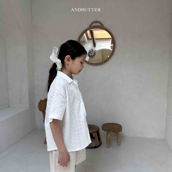 Andbutter - Korean Children Fashion - #kidsshorts - Half Lace Chouchou - 7