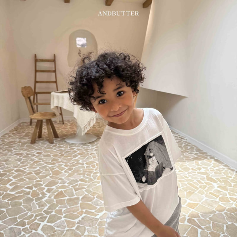 Andbutter - Korean Children Fashion - #kidsstore - Meow Patch Tee - 6