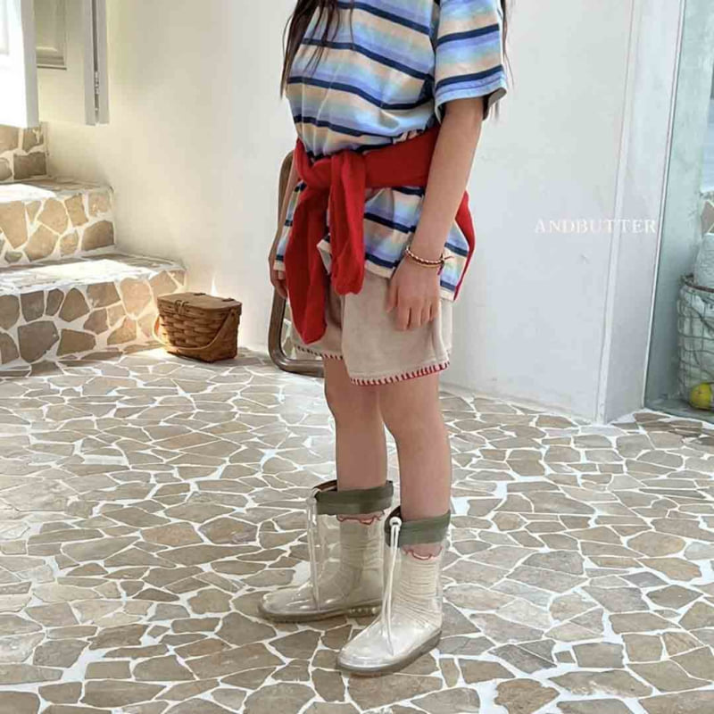 Andbutter - Korean Children Fashion - #kidzfashiontrend - Cookie Terry Pants - 3
