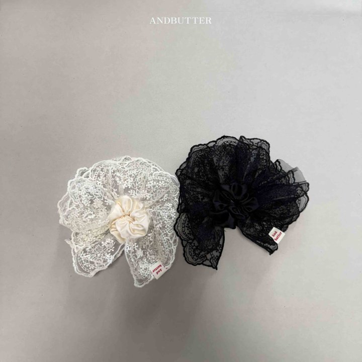 Andbutter - Korean Children Fashion - #littlefashionista - Half Lace Chouchou - 11