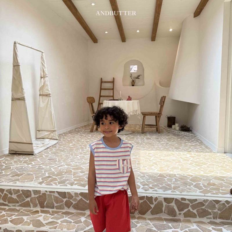 Andbutter - Korean Children Fashion - #minifashionista - Mood Stripe Sleeveless - 4