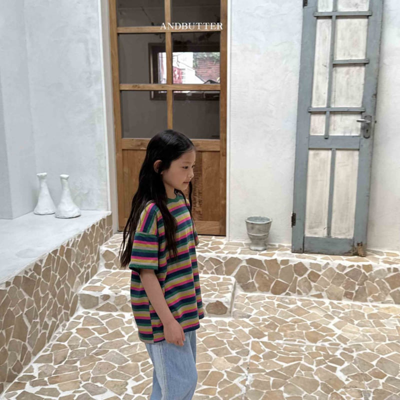 Andbutter - Korean Children Fashion - #todddlerfashion - Rainbow Tee - 11