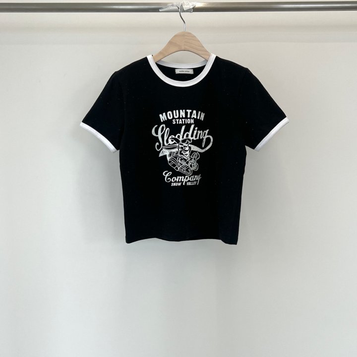 Another Avenue - Korean Women Fashion - #momslook - Popcorn Contrast Tee - 5