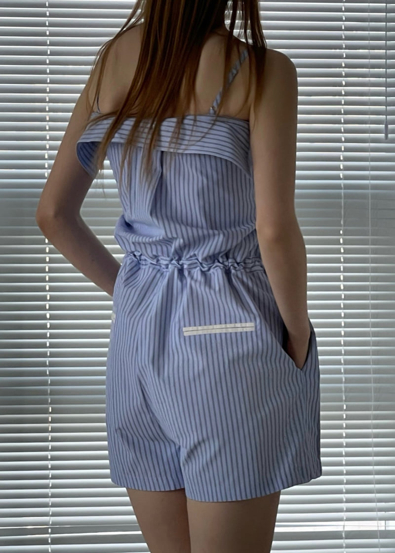 Another Avenue - Korean Women Fashion - #momslook - Point Piping Jumpsuit - 11