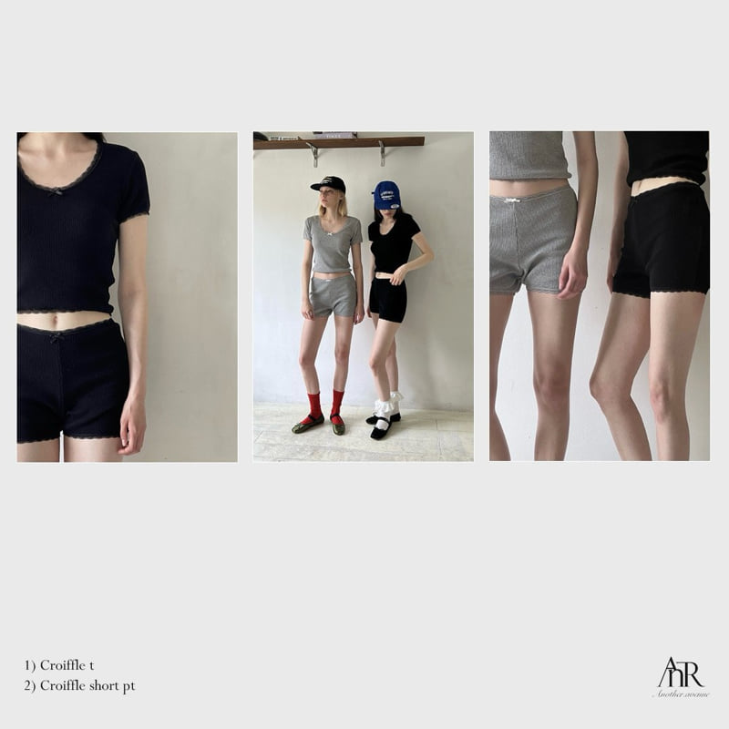 Another Avenue - Korean Women Fashion - #momslook - Croffle Tee - 10