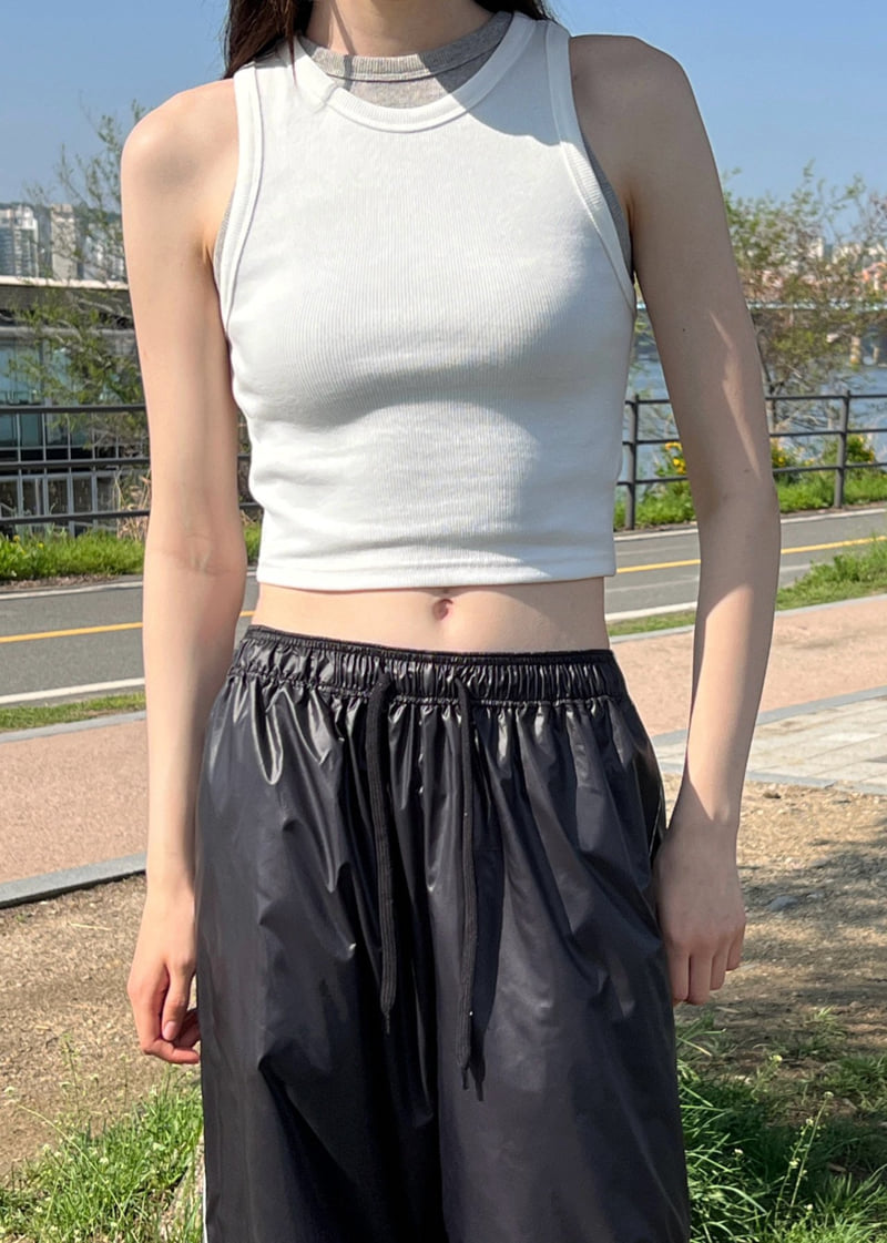 Another Avenue - Korean Women Fashion - #momslook - Ribbed Mango Sleeveless - 6