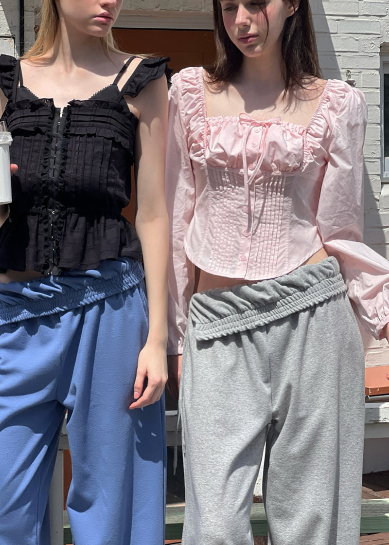 Another Avenue - Korean Women Fashion - #momslook - Pintuck Shirring Blouse - 10