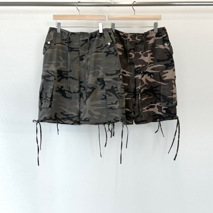 Another Avenue - Korean Women Fashion - #momslook - Camo Bermuda Pants