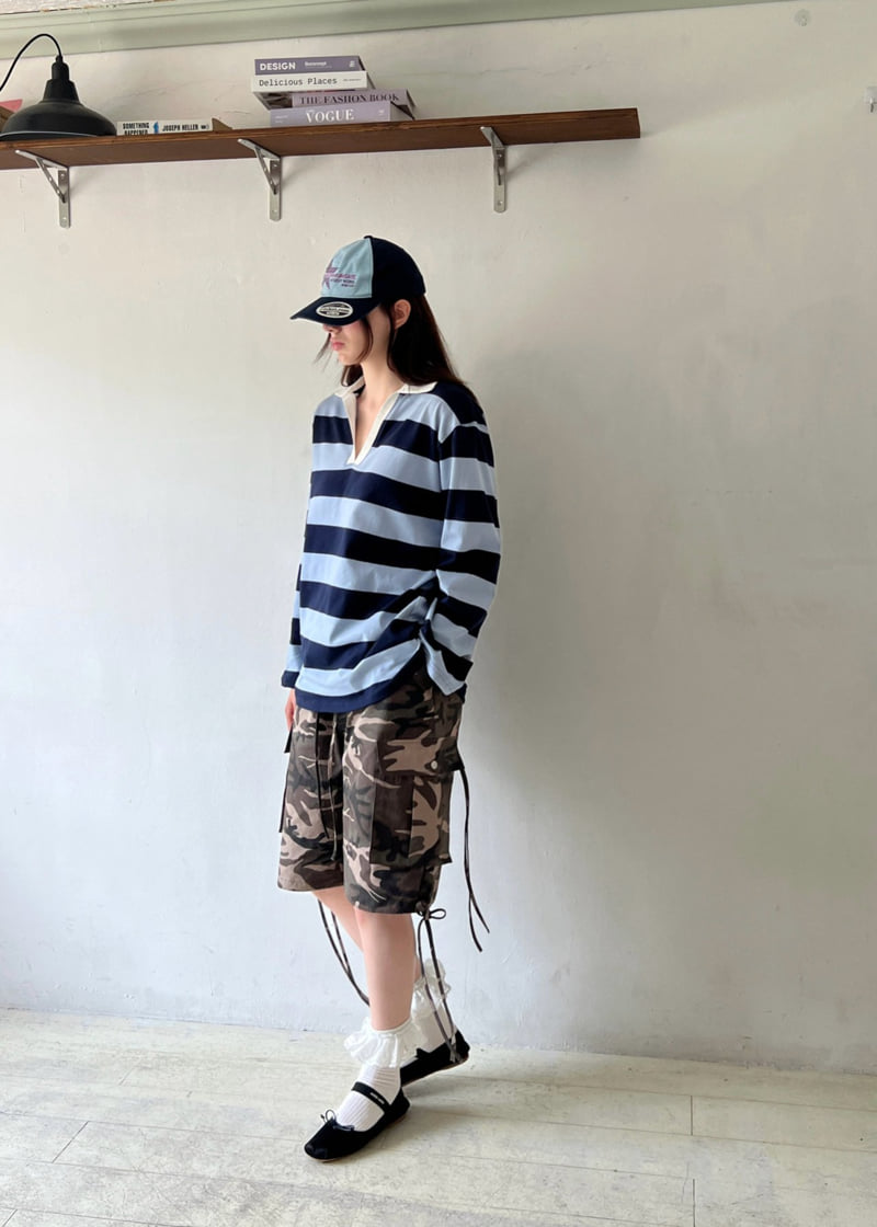 Another Avenue - Korean Women Fashion - #momslook - Camo Bermuda Pants - 9