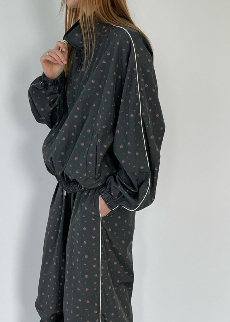 Another Avenue - Korean Women Fashion - #pursuepretty - Flower Anorak Pants - 12