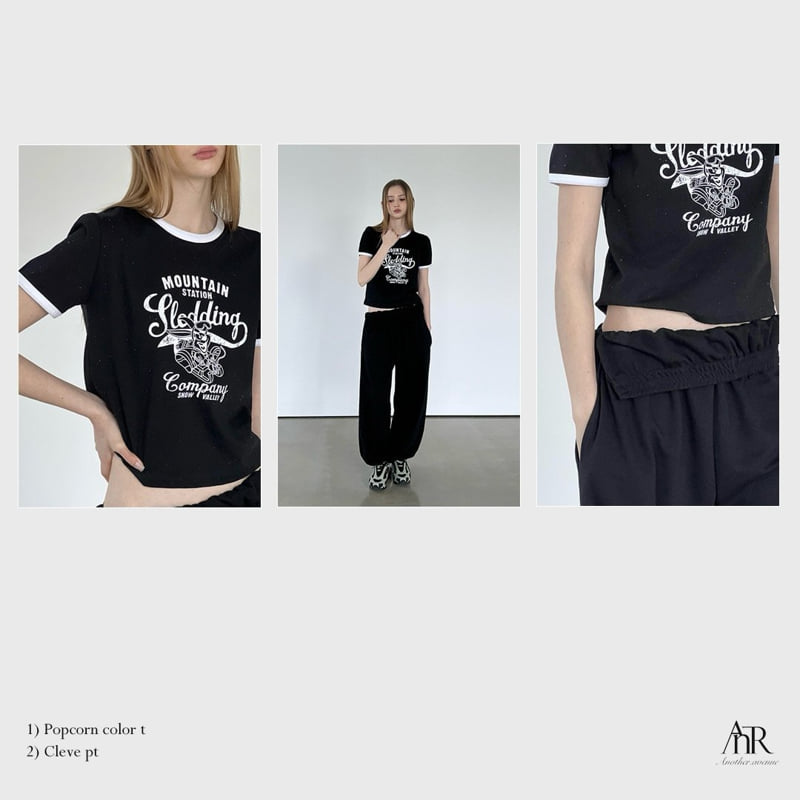 Another Avenue - Korean Women Fashion - #pursuepretty - Popcorn Contrast Tee - 11