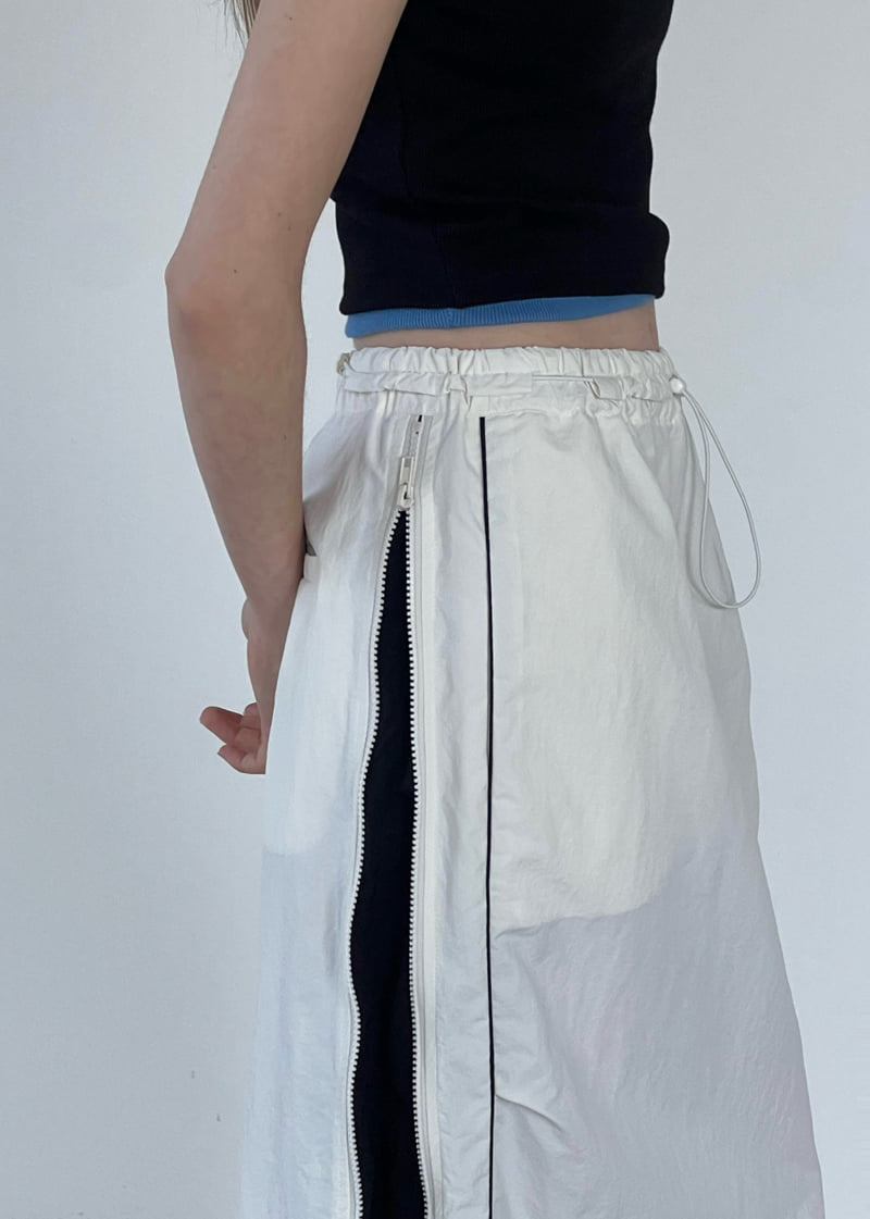 Another Avenue - Korean Women Fashion - #pursuepretty - Long Zipper Skirt - 6