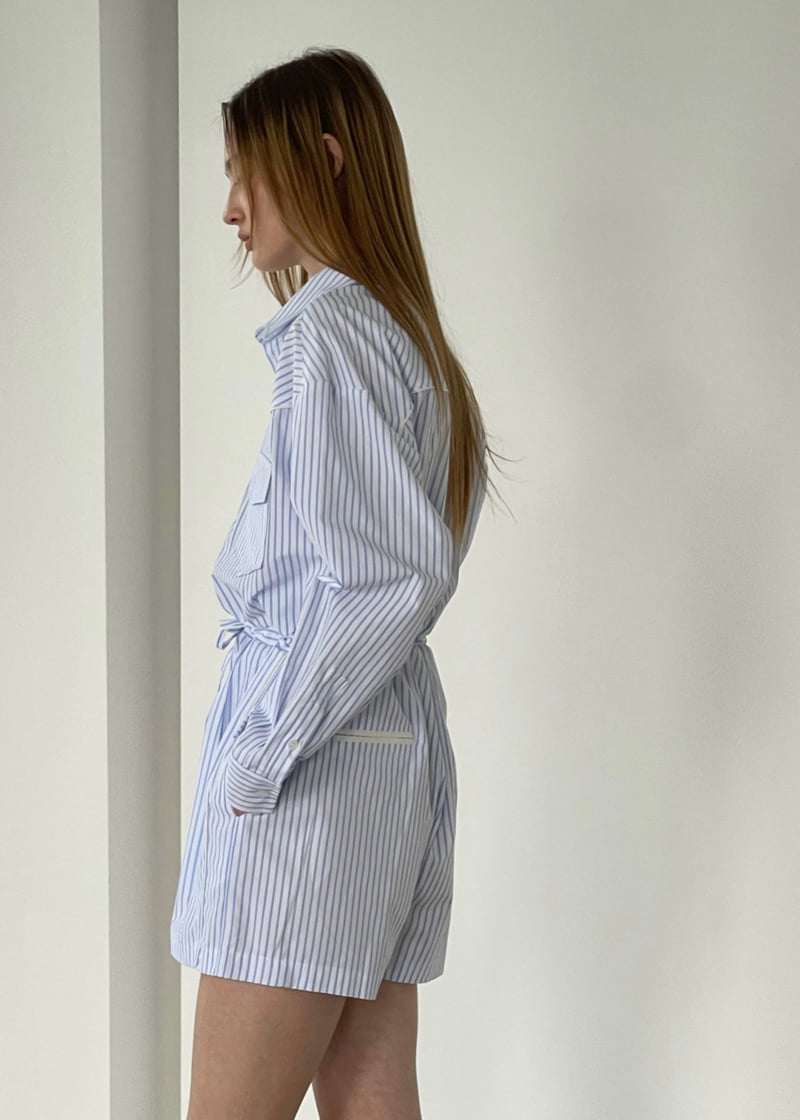Another Avenue - Korean Women Fashion - #restrostyle - Point Piping Jumpsuit - 5