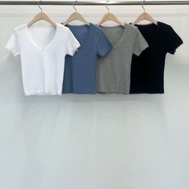 Another Avenue - Korean Women Fashion - #restrostyle - Croffle Tee