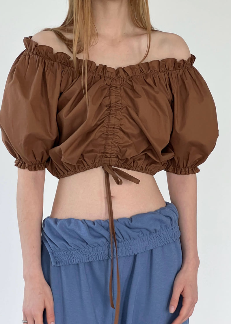 Another Avenue - Korean Women Fashion - #romanticstyle - Cropped Tunnel Blouse - 10