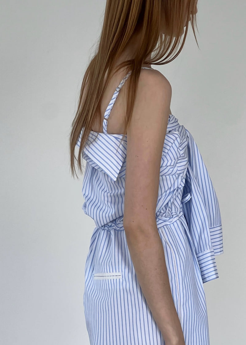 Another Avenue - Korean Women Fashion - #shopsmall - Point Piping Jumpsuit - 6