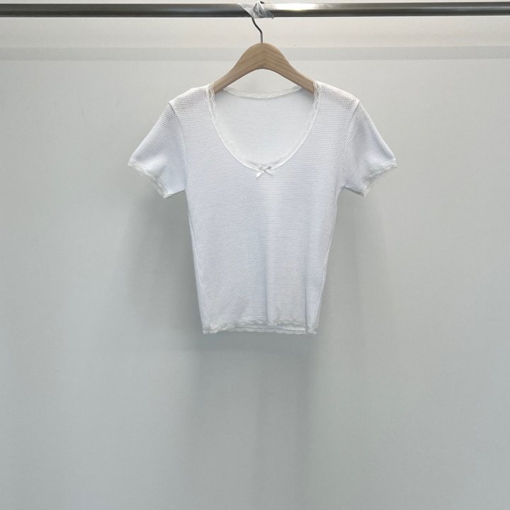 Another Avenue - Korean Women Fashion - #shopsmall - Croffle Tee - 3
