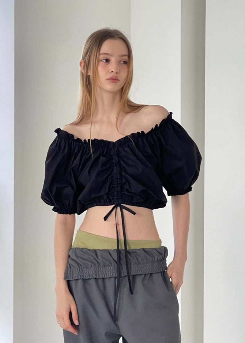 Another Avenue - Korean Women Fashion - #thatsdarling - Cropped Tunnel Blouse - 12