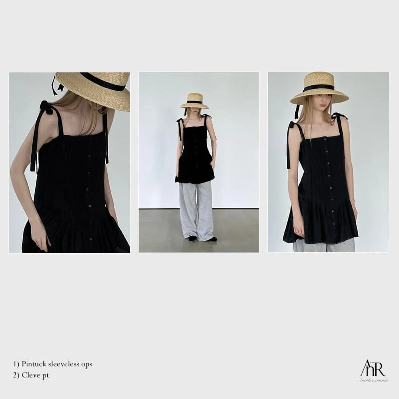 Another Avenue - Korean Women Fashion - #thatsdarling - Pintuck Sleeveless One-piece - 11