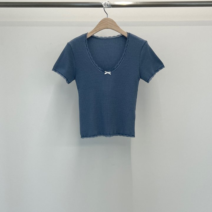 Another Avenue - Korean Women Fashion - #shopsmall - Croffle Tee - 4