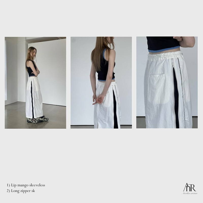 Another Avenue - Korean Women Fashion - #womensfashion - Long Zipper Skirt - 4