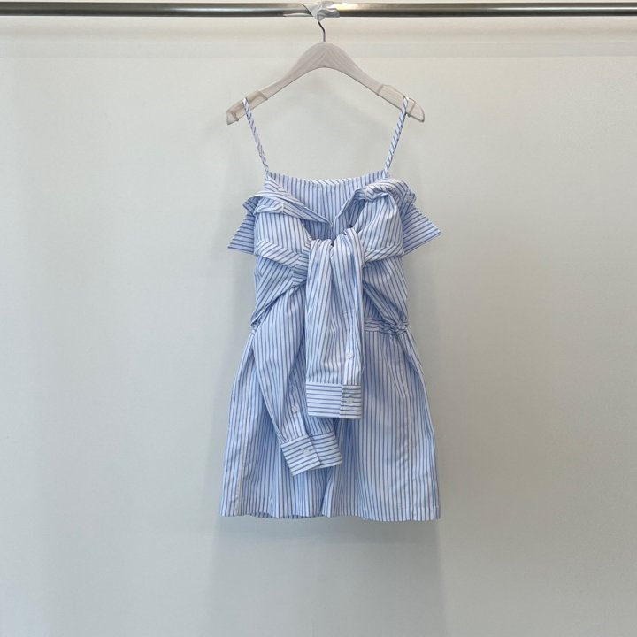Another Avenue - Korean Women Fashion - #vintagekidsstyle - Point Piping Jumpsuit - 2