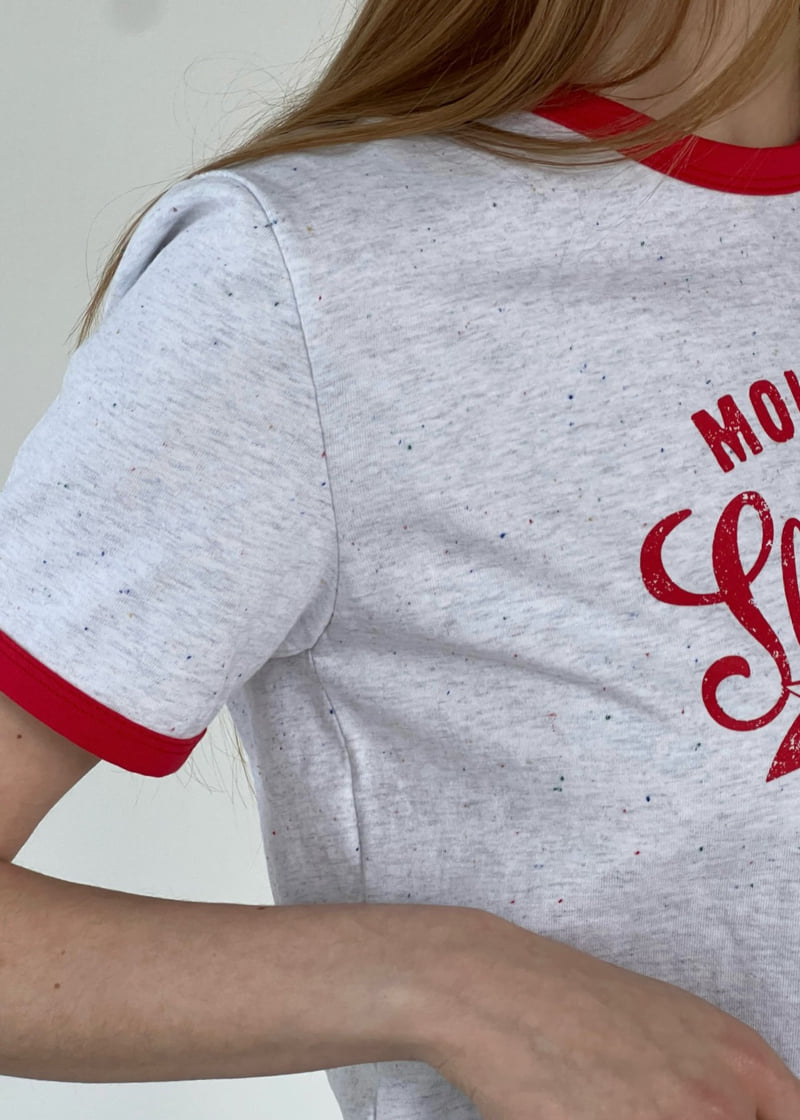 Another Avenue - Korean Women Fashion - #womensfashion - Popcorn Contrast Tee - 8