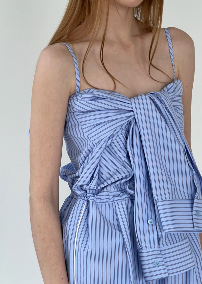 Another Avenue - Korean Women Fashion - #womensfashion - Point Piping Jumpsuit - 10