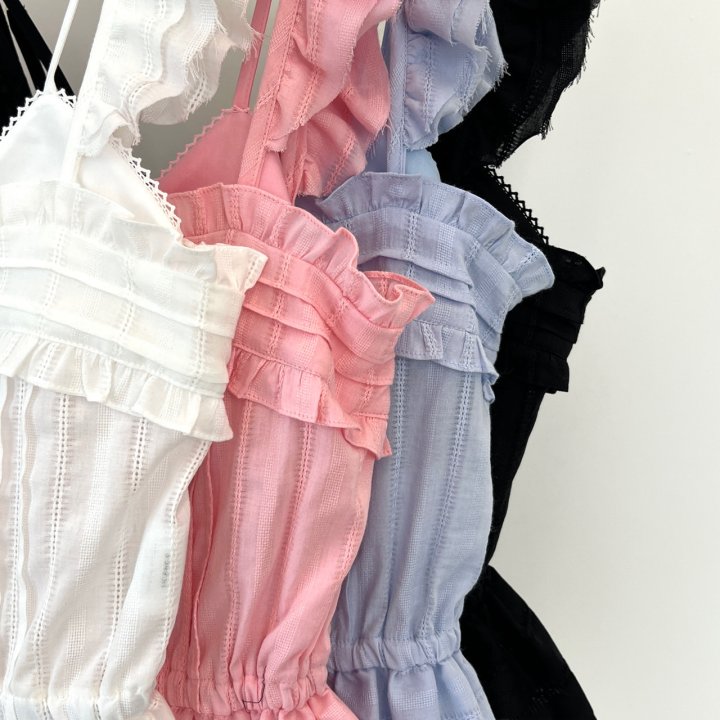 Another Avenue - Korean Women Fashion - #womensfashion - Lace Pintuck Sleeveless Blouse - 2