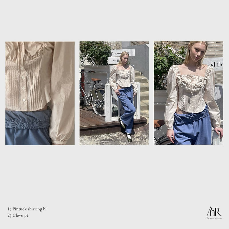 Another Avenue - Korean Women Fashion - #womensfashion - Pintuck Shirring Blouse - 7