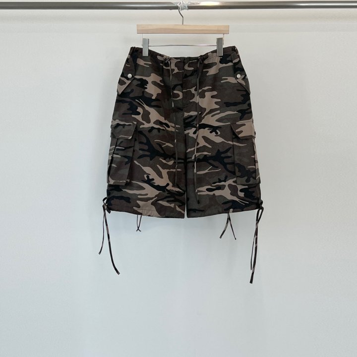 Another Avenue - Korean Women Fashion - #momslook - Camo Bermuda Pants - 4