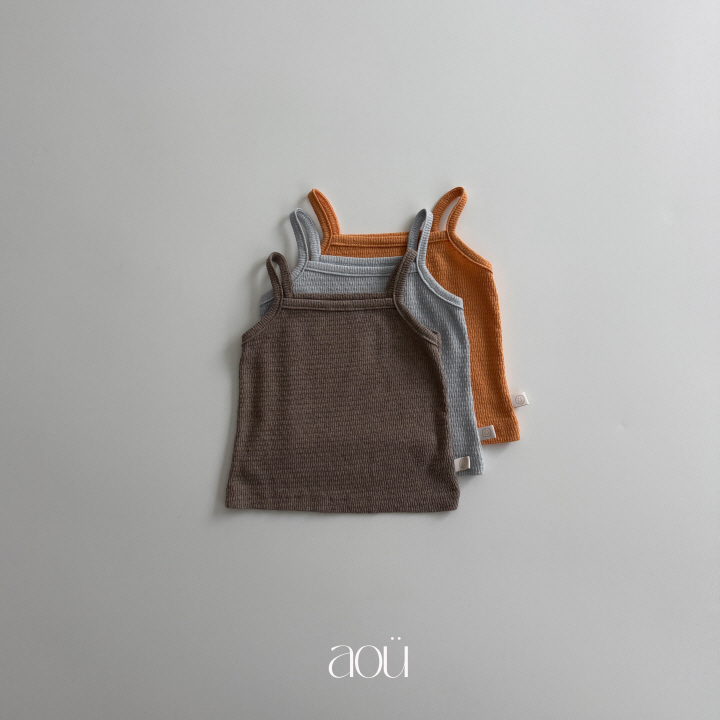 Aou Studio - Korean Baby Fashion - #babyfashion - Pointelle Tank Tee