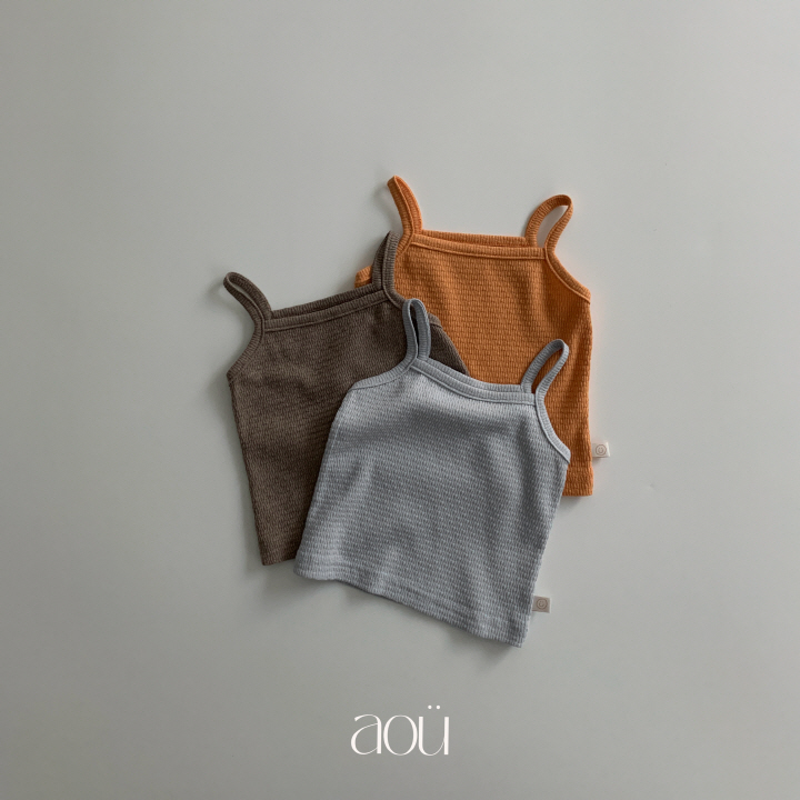 Aou Studio - Korean Baby Fashion - #babyoutfit - Pointelle Tank Tee - 8