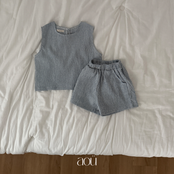 Aou Studio - Korean Baby Fashion - #babyoutfit - France Set - 6