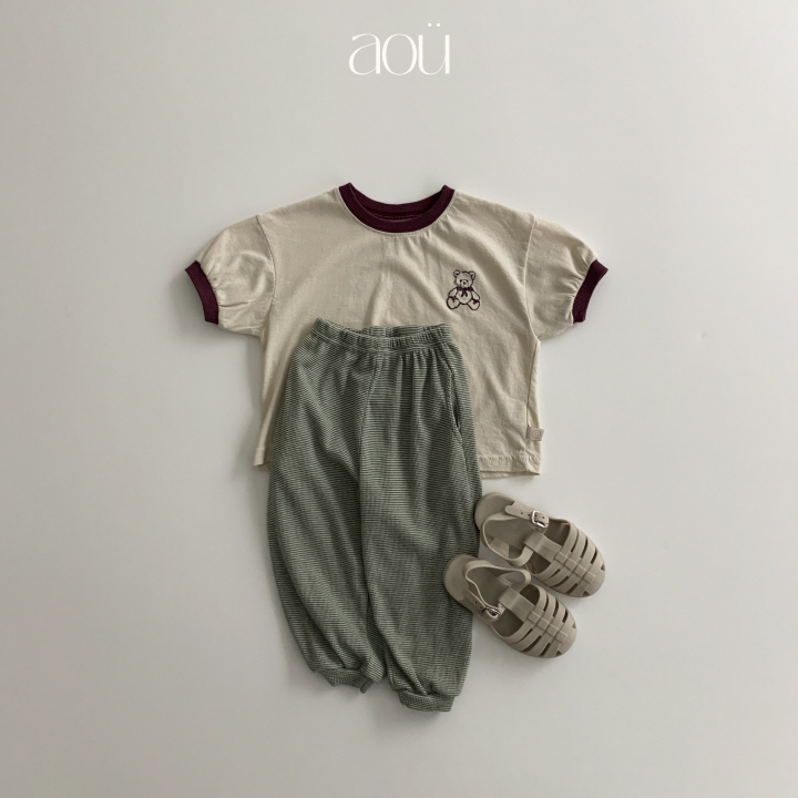 Aou Studio - Korean Baby Fashion - #onlinebabyboutique - Mini Jogger Pants - 12