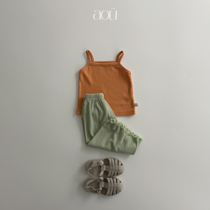 Aou Studio - Korean Baby Fashion - #onlinebabyshop - Pointelle Tank Tee - 11