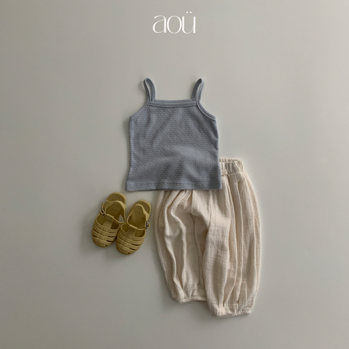 Aou Studio - Korean Baby Fashion - #smilingbaby - Pointelle Tank Tee - 12